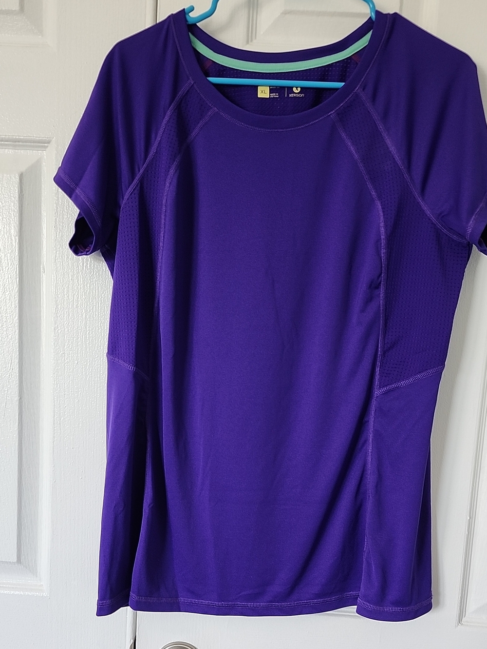 NWOT Xersion Purple Short-Sleeve Performance Tee - XL